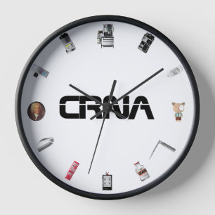 CRNA Anesthesia Clock