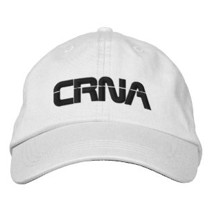 CRNA Anesthesia Embroidered Baseball Cap