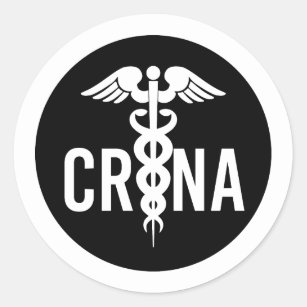 CRNA Certified Registered Nurse Anesthetist Gift Classic Round Sticker
