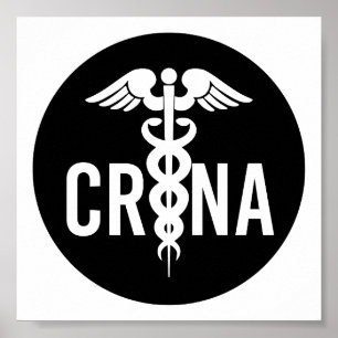 CRNA Certified Registered Nurse Anesthetist Gift Poster