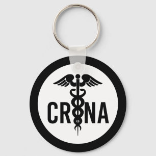 CRNA Certified Registered Nurse Anesthetist Gifts Keychain