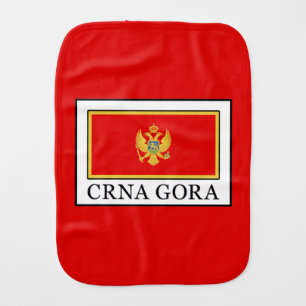 Crna Gora Baby Burp Cloth