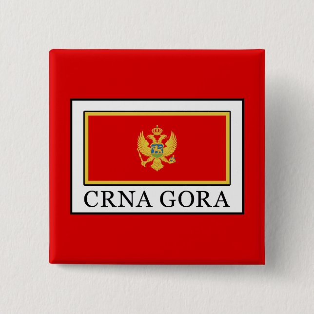 Crna Gora Button (Front)