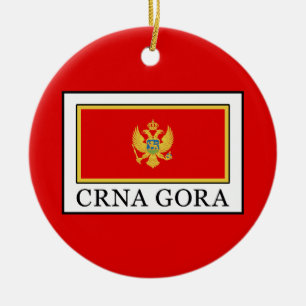 Crna Gora Ceramic Ornament