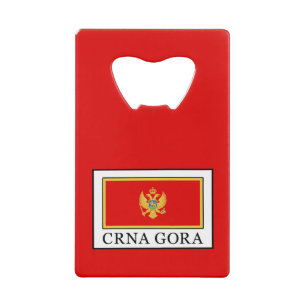 Crna Gora Credit Card Bottle Opener