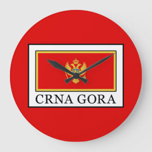 Crna Gora Large Clock