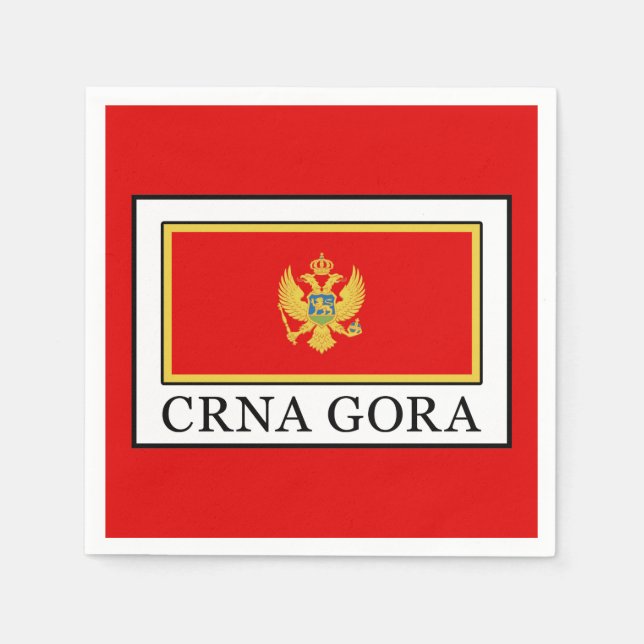 Crna Gora Napkins (Front)