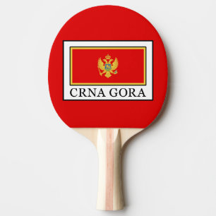 Crna Gora Ping Pong Paddle