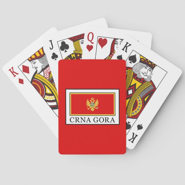 Crna Gora Poker Cards (Back)