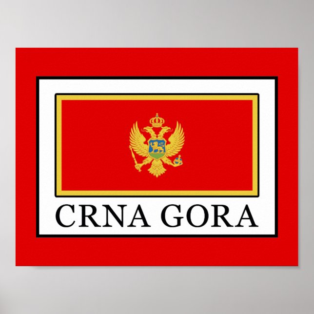 Crna Gora Poster (Front)