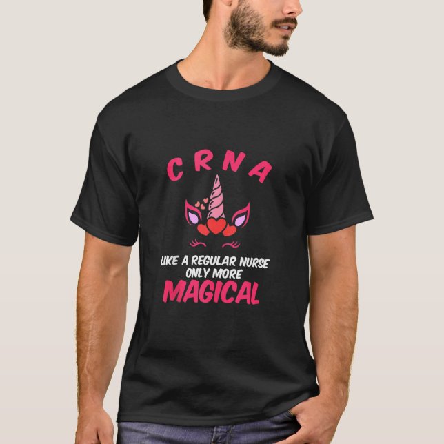 Crna Magical Certified Nurse Anesthetist T-Shirt (Front)