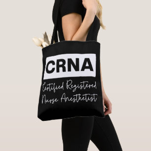CRNA Nurse Anesthetist Anesthesiologist Tote Bag