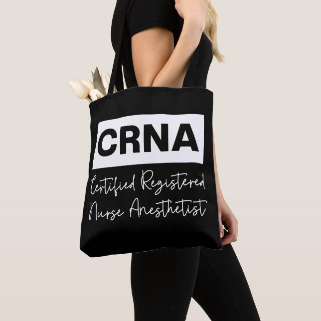 CRNA Nurse Anesthetist Anesthesiologist Tote Bag (Close Up)