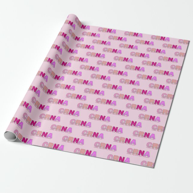 CRNA Nurse Anesthetist  Wrapping Paper (Unrolled)