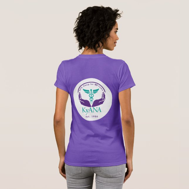 CRNA providing anesthesia for over 150 years LOGO T-Shirt (Back Full)