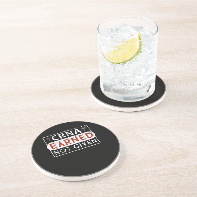 CRNA Registered Anesthetist Anesthesiologist Coaster (Side)