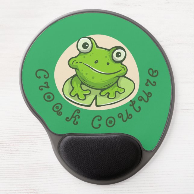 Croak Couture, Gel Mousemat Gel Mouse Pad (Front)