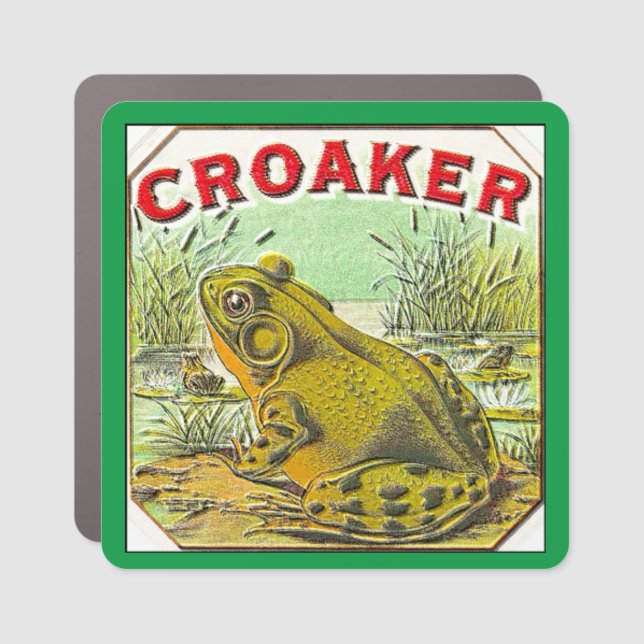 "Croaker" Car Magnet (Front)