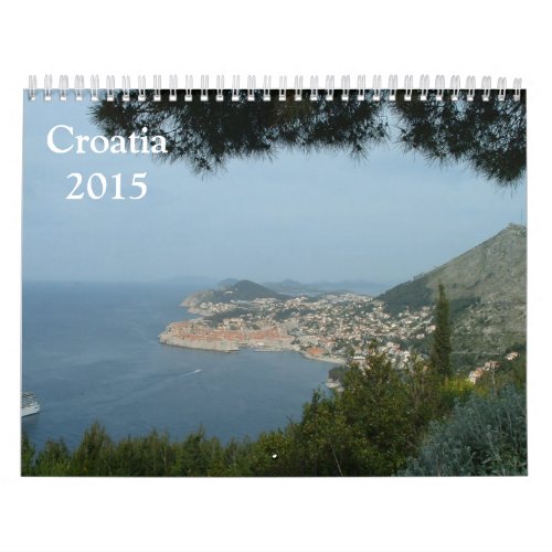 Croatia 2016 calendar