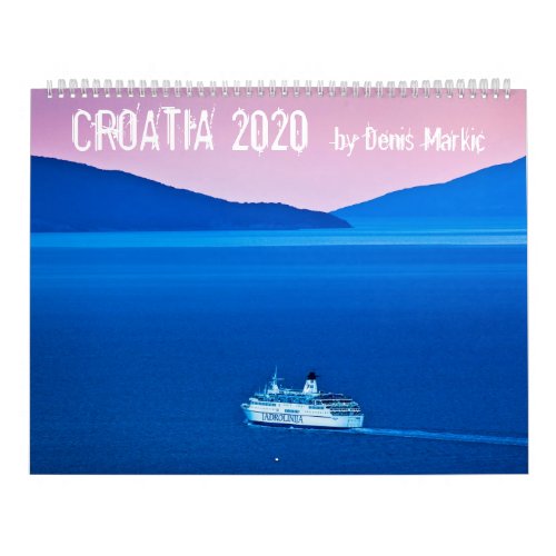 Croatia 2020 by OKOmedia Calendar