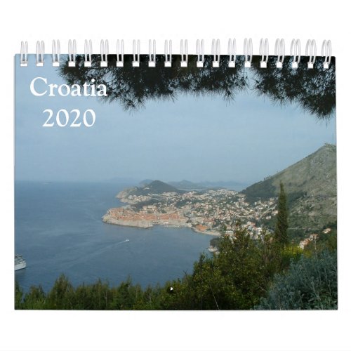 Croatia 2020 calendar
