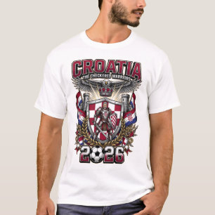 Croatia 2026 Personalized Football Fan T-Shirt