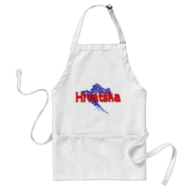 Croatia Adult Apron (Front)