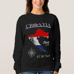 Croatia Adventure Is Out There Hrvatska Croatian Sweatshirt