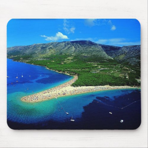 Croatia _ beach zlatni rat mouse pad