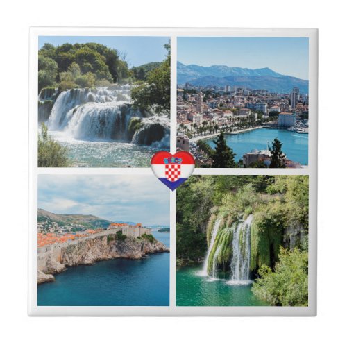 Croatia Beautiful Scenic Landmarks _ Europe Ceramic Tile