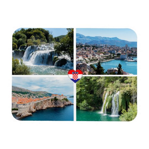Croatia Beautiful Scenic Landmarks _ Europe Magnet