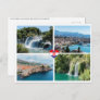 Croatia Beautiful Scenic Landmarks - Europe Postcard