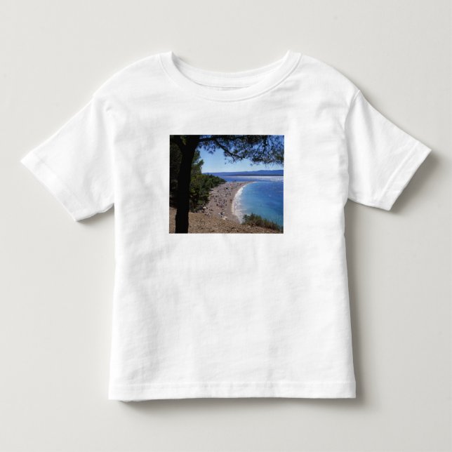 Croatia, Brac Island, Bol, Golden Cape Beach Toddler T-shirt (Front)