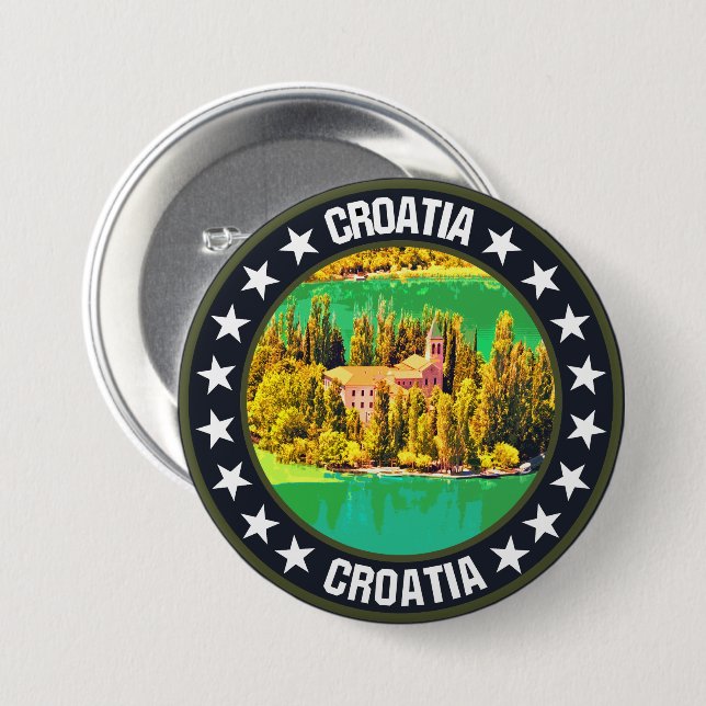 Croatia                                            button (Front & Back)