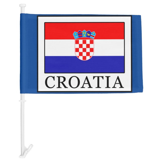 Croatia Car Flag (Front)