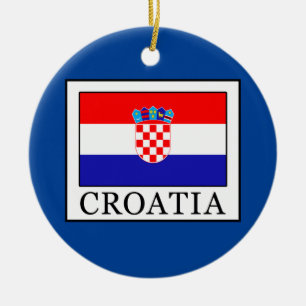 Croatia Ceramic Ornament