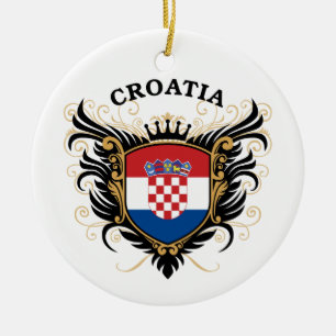 Croatia Ceramic Ornament