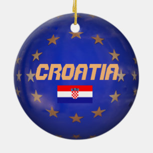 Croatia Christmas Ornament