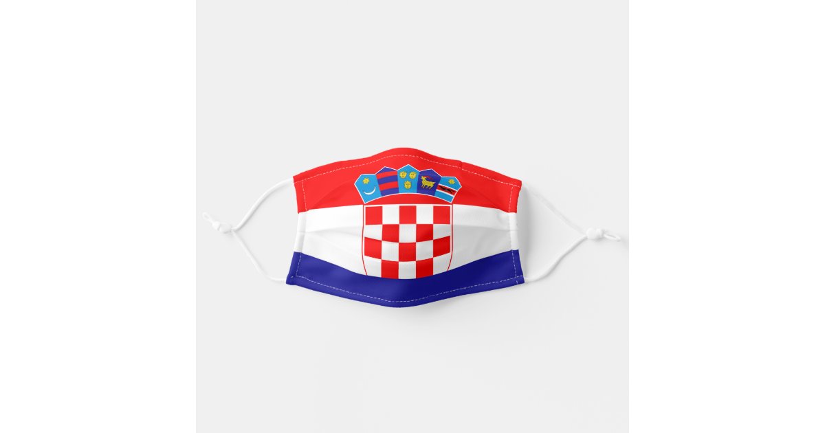 Croatia Cloth Face Mask Zazzle