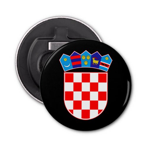 Croatia coat of arms bottle opener