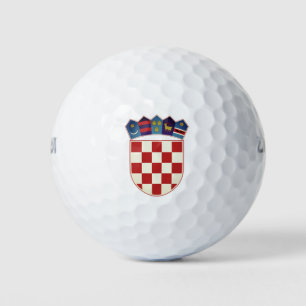 Croatia coat of arms golf balls