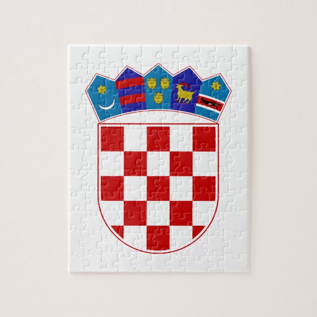 Croatia Coat of Arms Jigsaw Puzzle (Vertical)