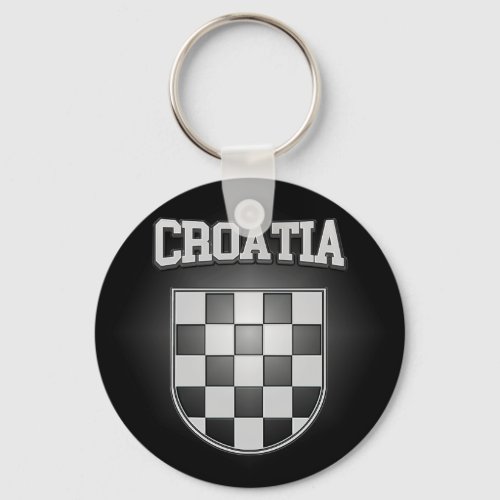 Croatia Coat of Arms Keychain