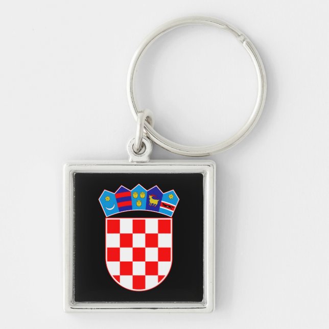 Croatia coat of arms keychain (Front)