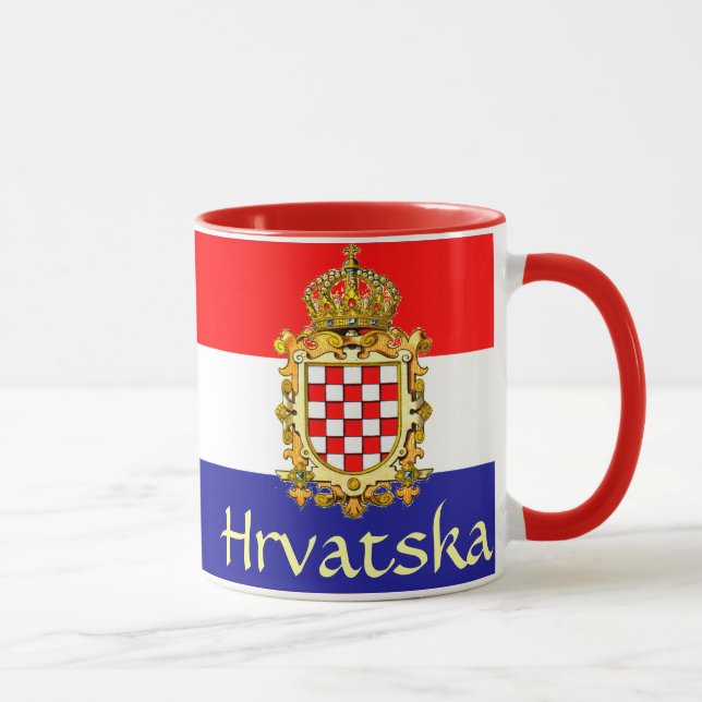 Croatia Coat of Arms Mug (Right)