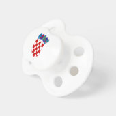 Croatia Coat of Arms Pacifier (Front Right)