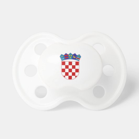 Croatia Coat of Arms Pacifier (Front)
