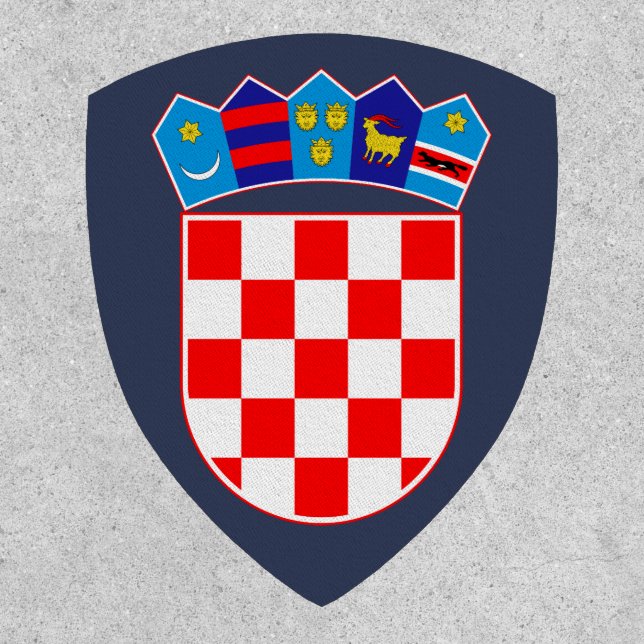 Croatia coat of arms patch (Front)