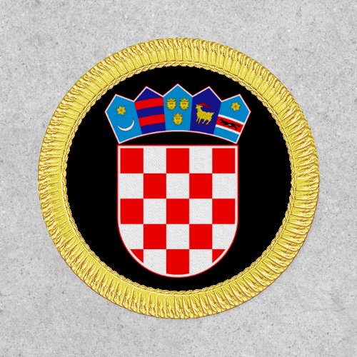 Croatia coat of arms patch
