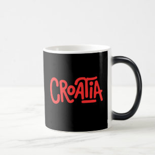 Croatia Coffee Measuring Spoon with Heritage Motif Color Morph Mug